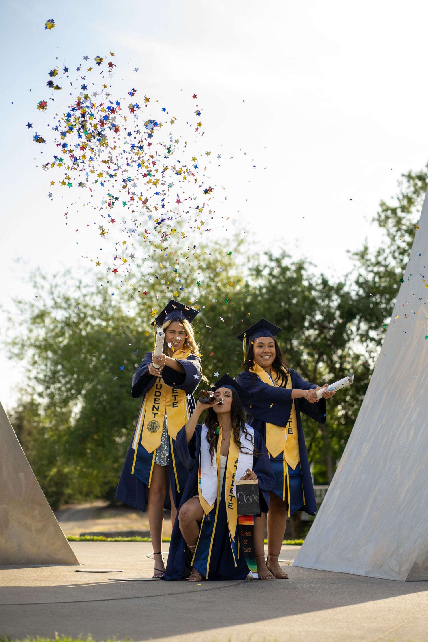 Graduation photography at UC Merced University with The Padillas photography