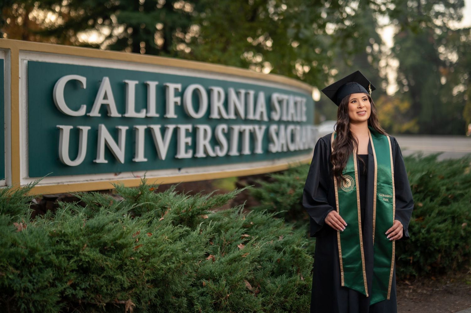 Graduation photography at Sacramento State University with The Padillas photography