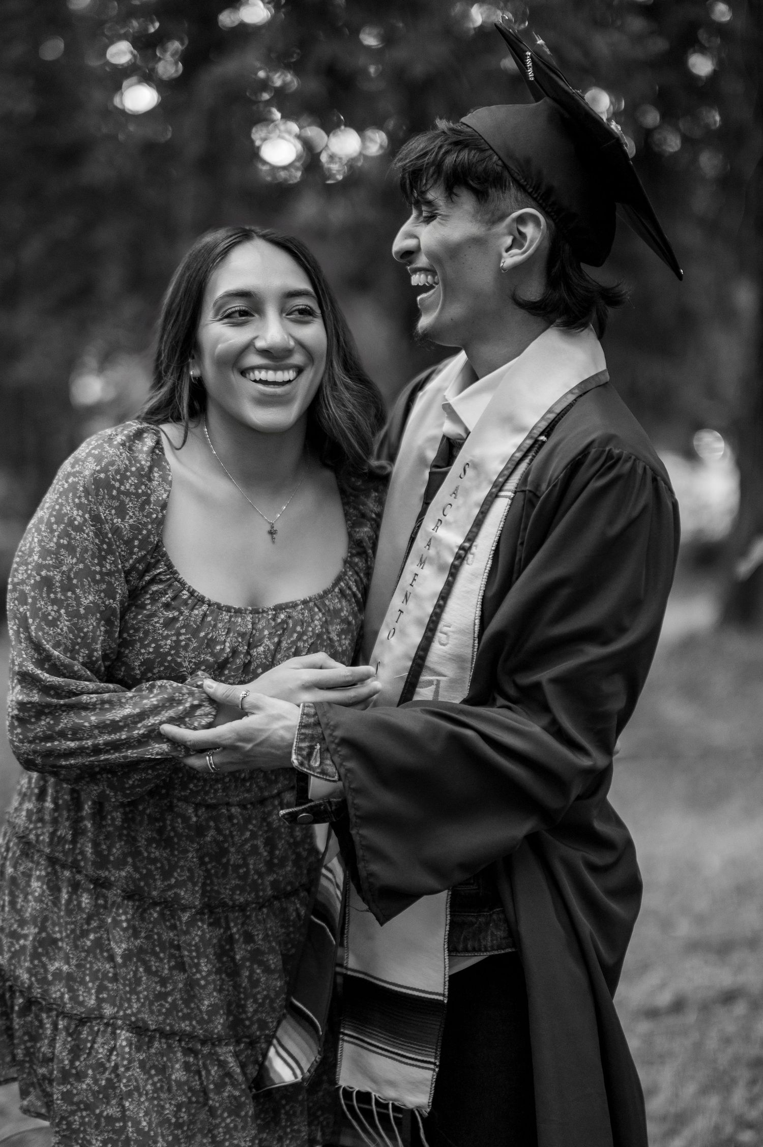 Graduation photography at Sacramento State University with The Padillas photography