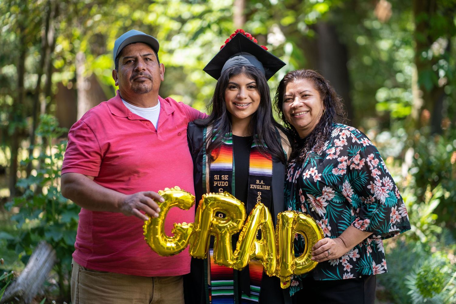 Graduation photography at Sacramento State University with The Padillas photography