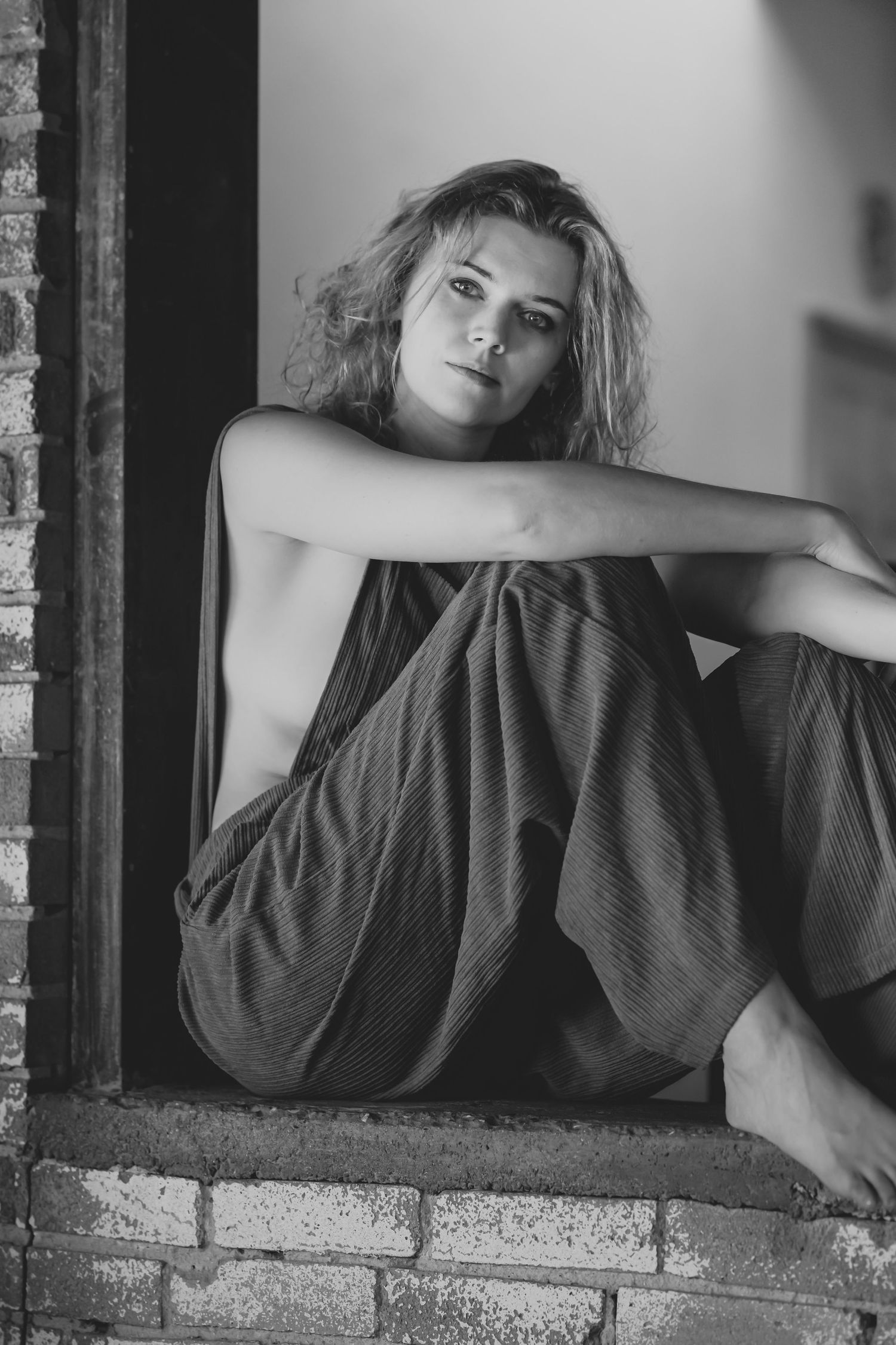 Studio portrait photography session