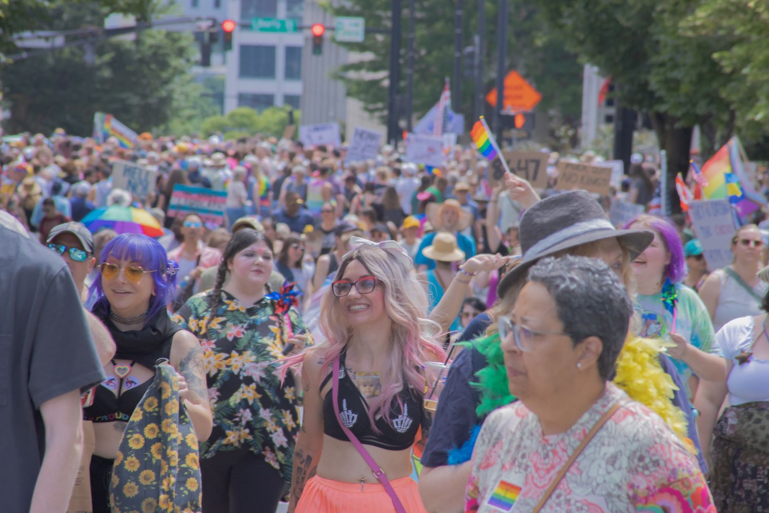 No Kings protest and WS Pride festival