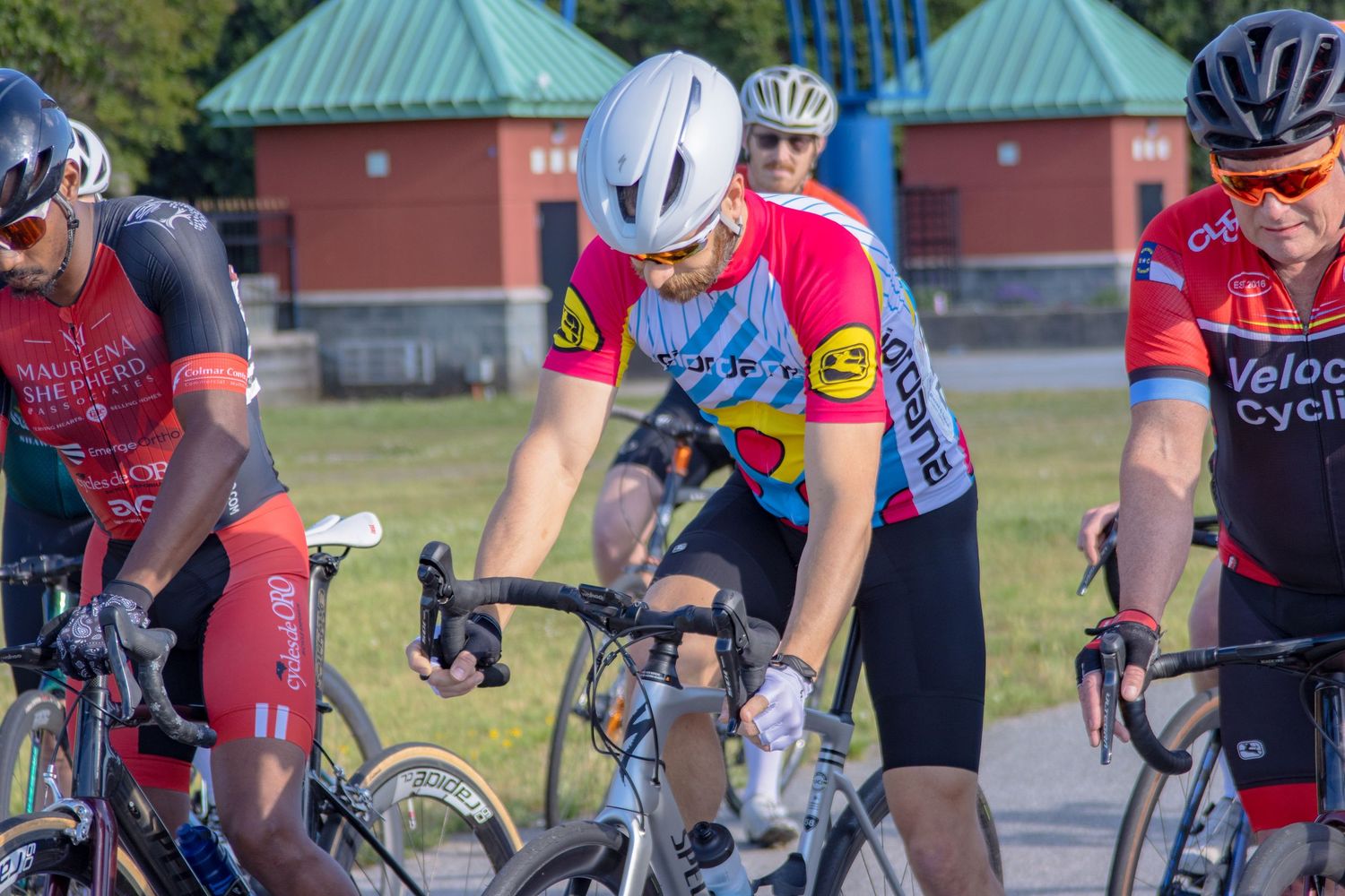 Bike Race - Starting line