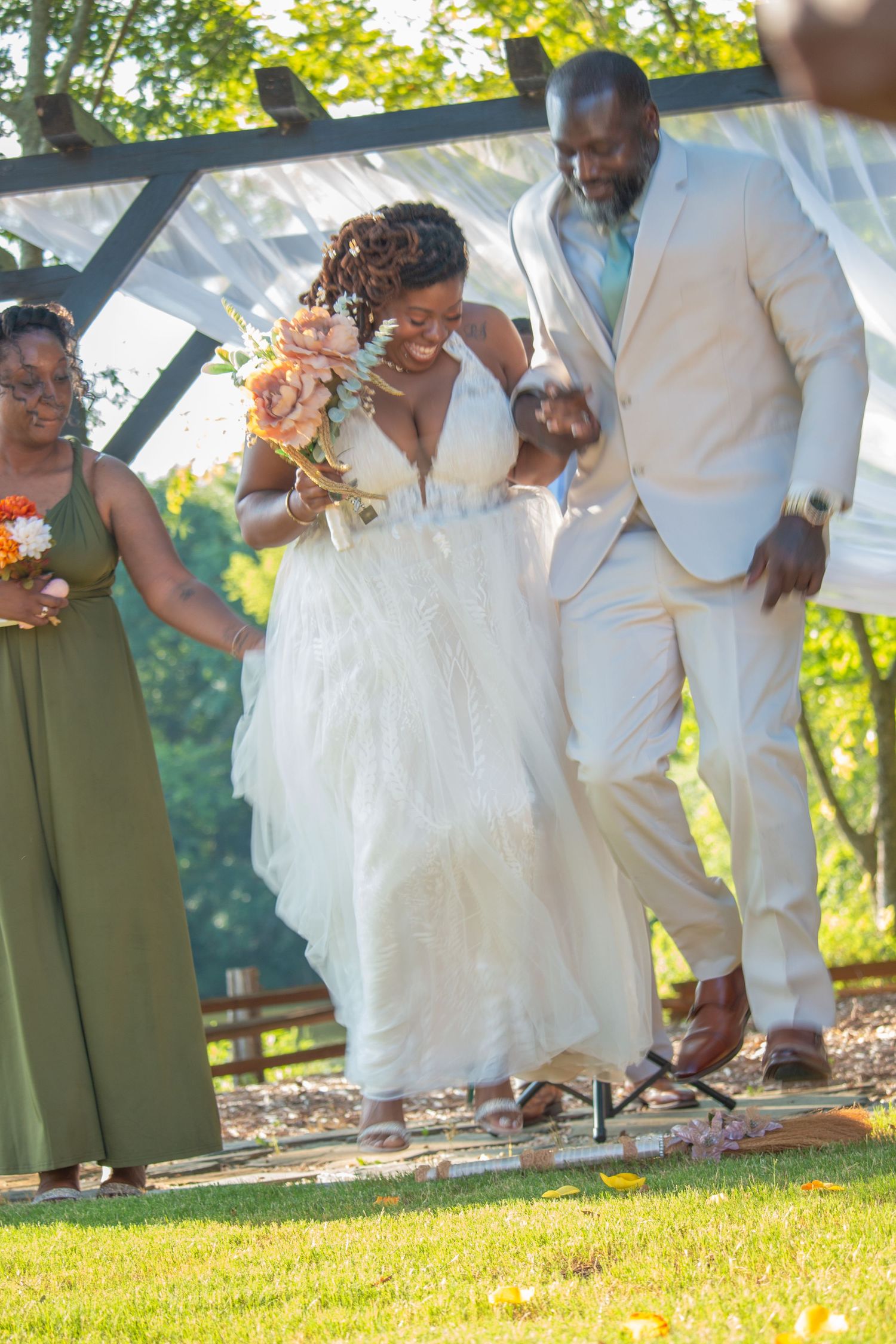 Wedding - Jumping the broom