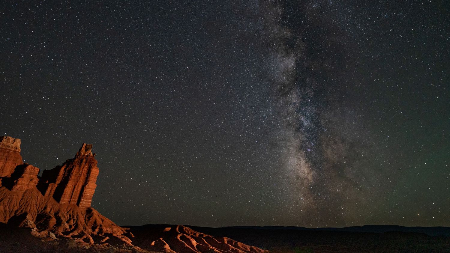 Capitol Reef National Park Milky Way photo canyons and stars