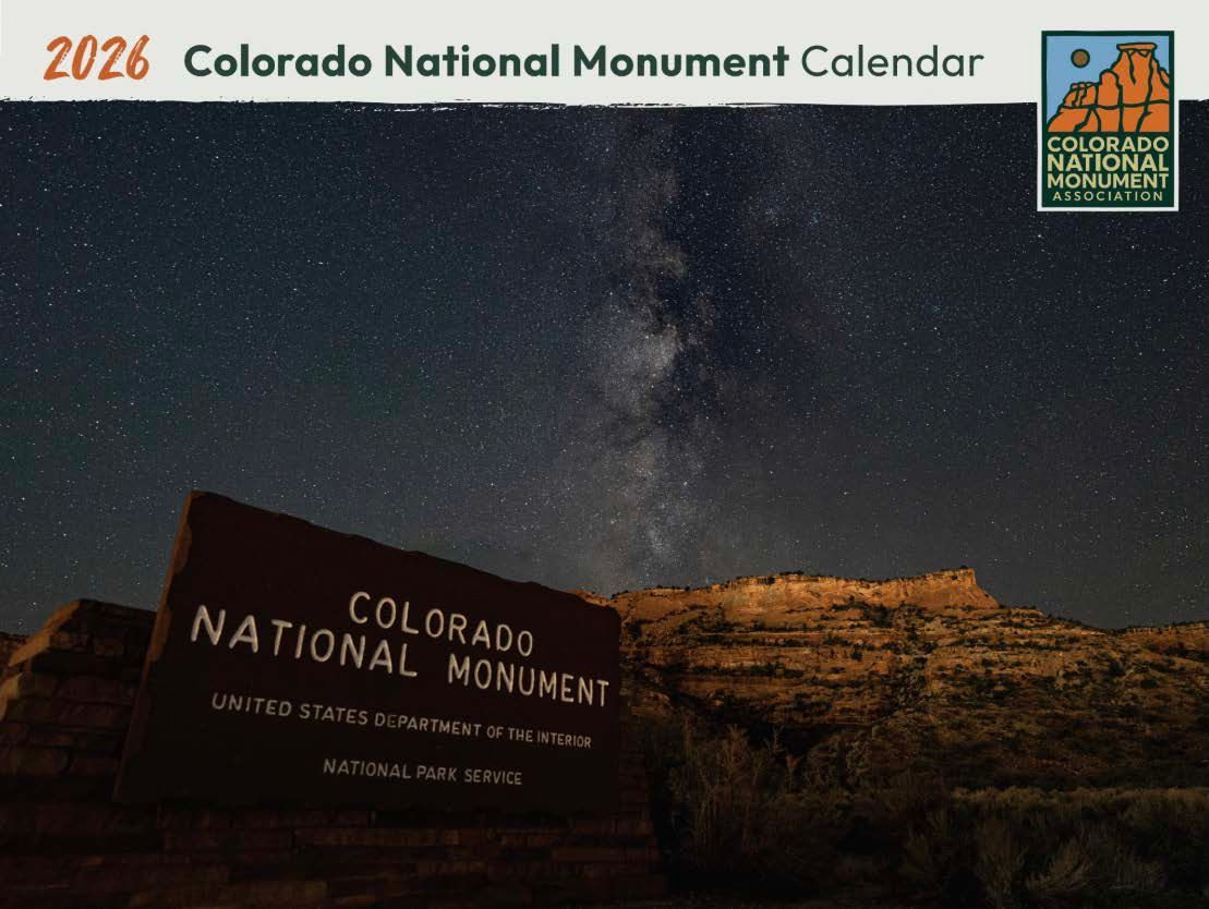 Colorado National Monument 2026 Calendar - Jenny Casad Photographer - Starry Skies Over Timeless Lands - Universe Above, A Monument Below