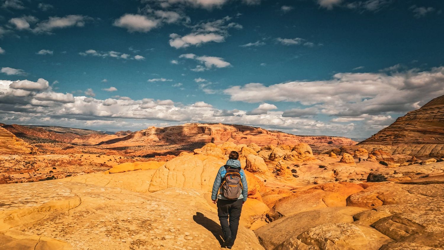 Photographer Jenny Casad at The Wave in southwestern Utah/Page Arizona