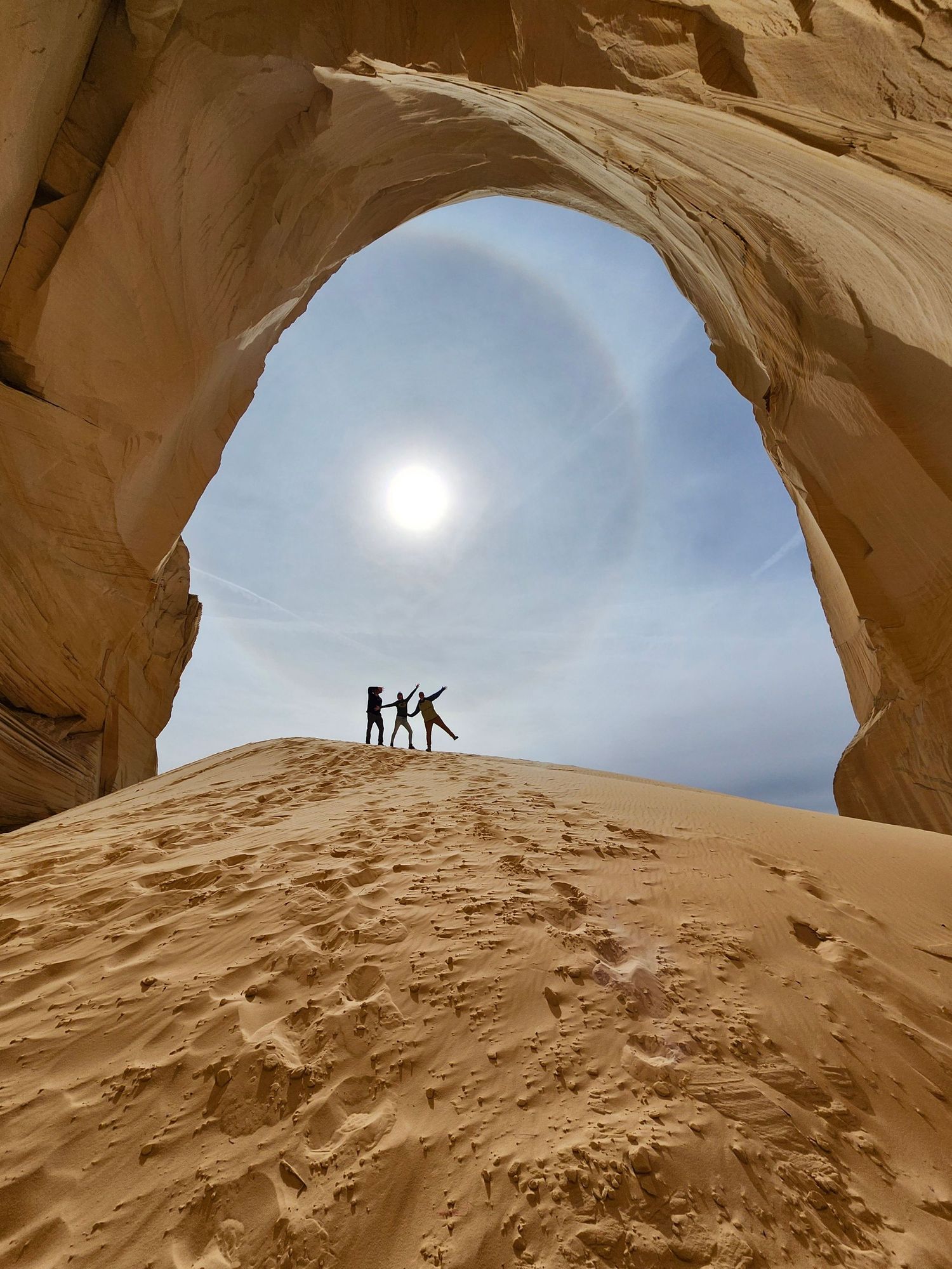 The Great Chamber in Kanab, Utah sand caves