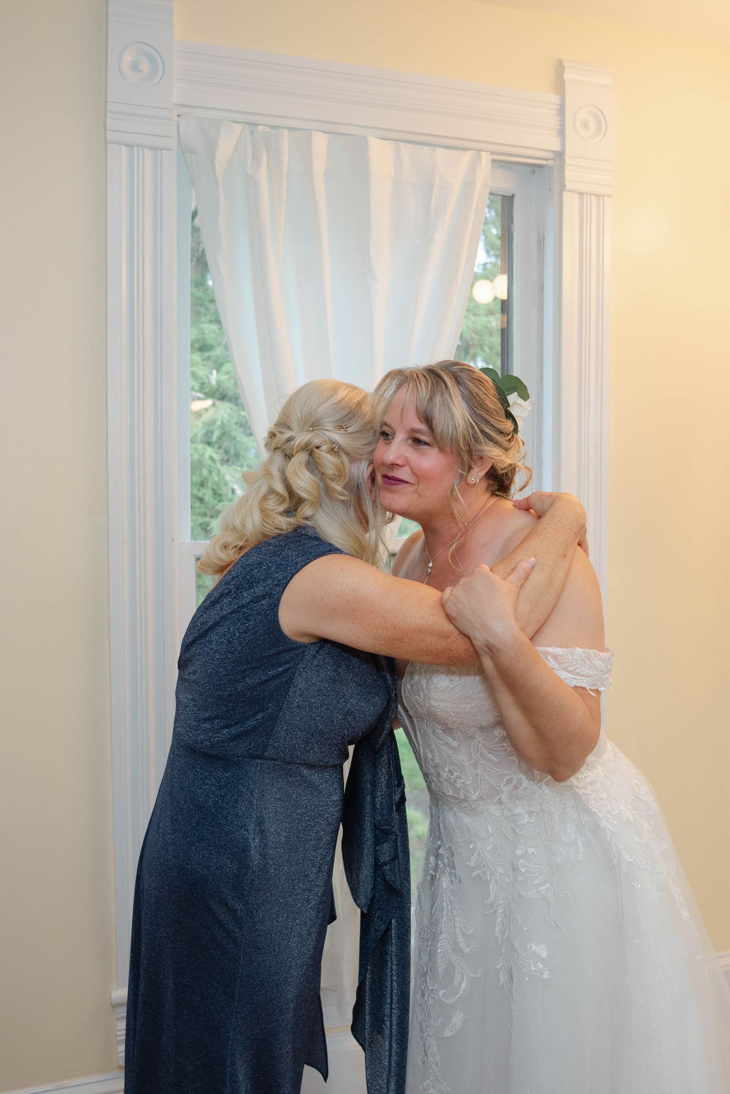 Bride and mother