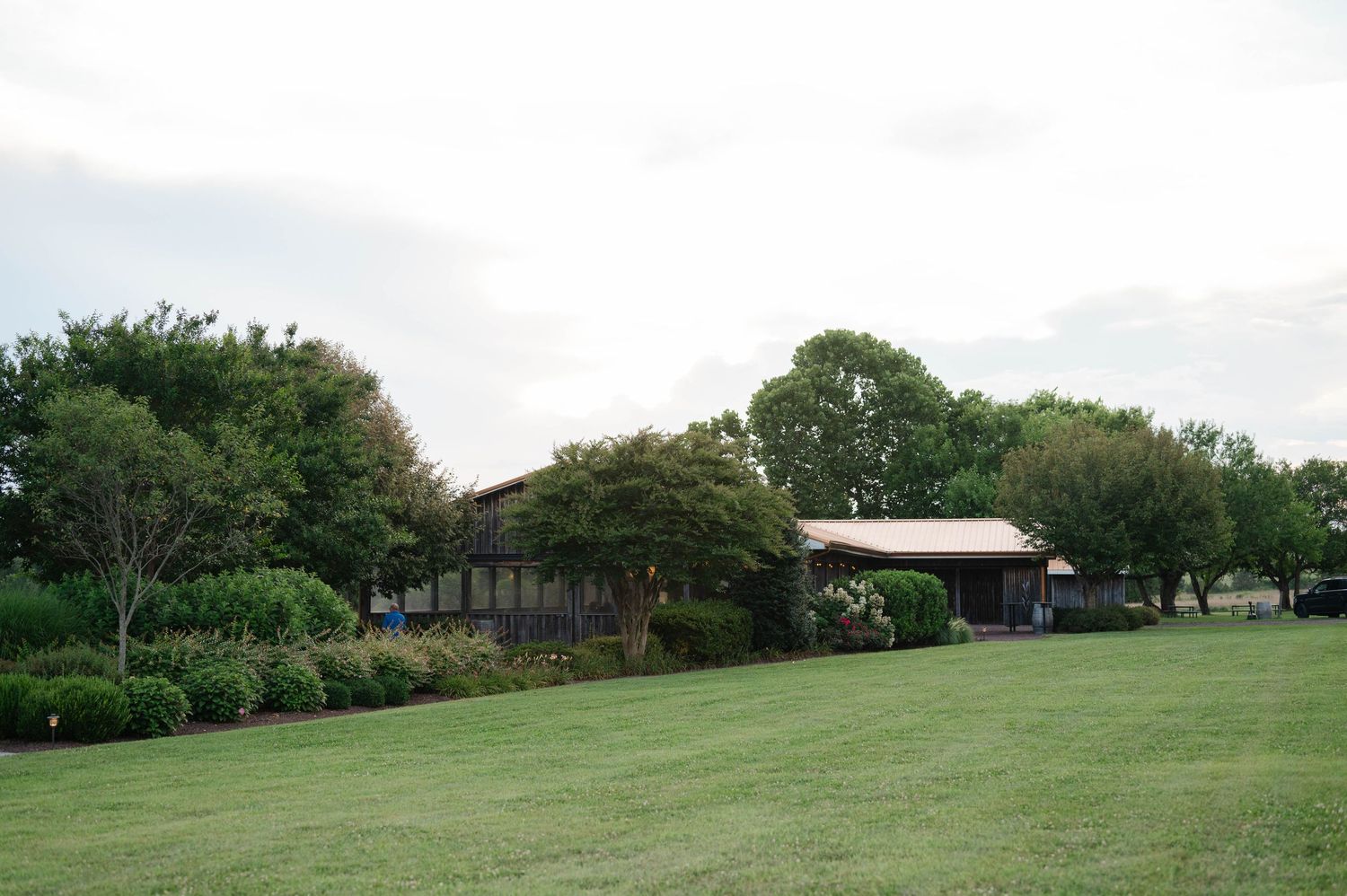 Reception site at Old House Vineyards