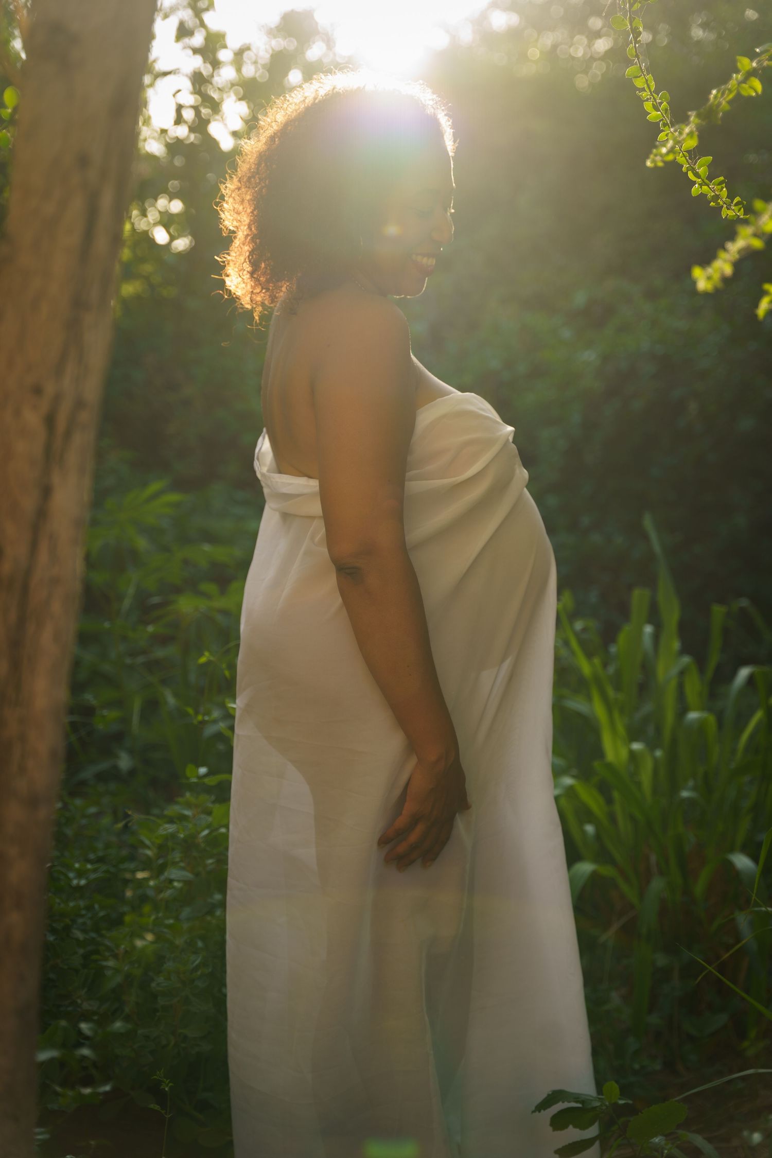 Pregnancy shoot in the Caribbean nature Curaçao during sunset / zwangerschaps fotoshoot op Curacao in de natuur tijdens zonsondergang.
