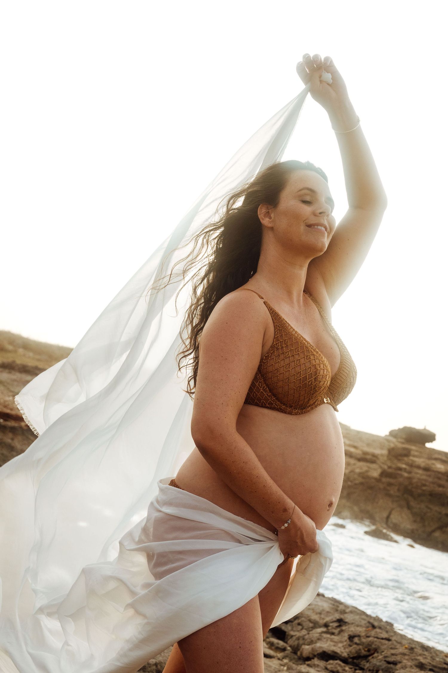 pregnancy photoshoot in the Caribbean, Curaçao on the beach / Zwangerschaps fotoshoot op Curacao op het strand.