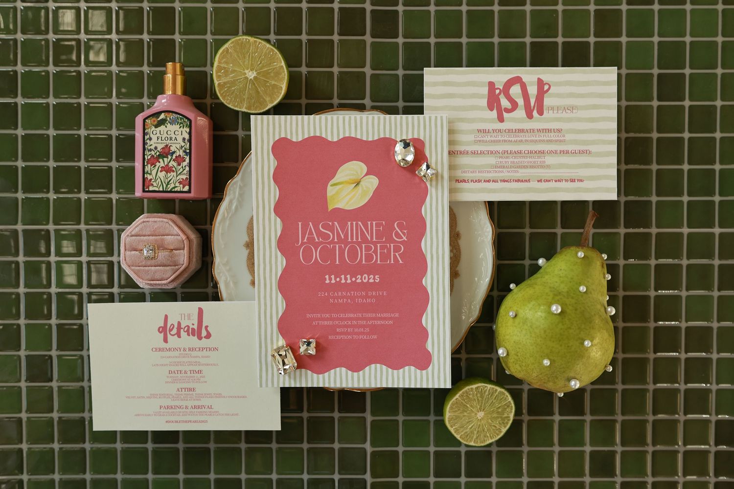 Vintage Kitsch Wedding at Studio Q queer gay lesbian couple by molly vincent photography idaho boise meridian nampa kuna caldwell