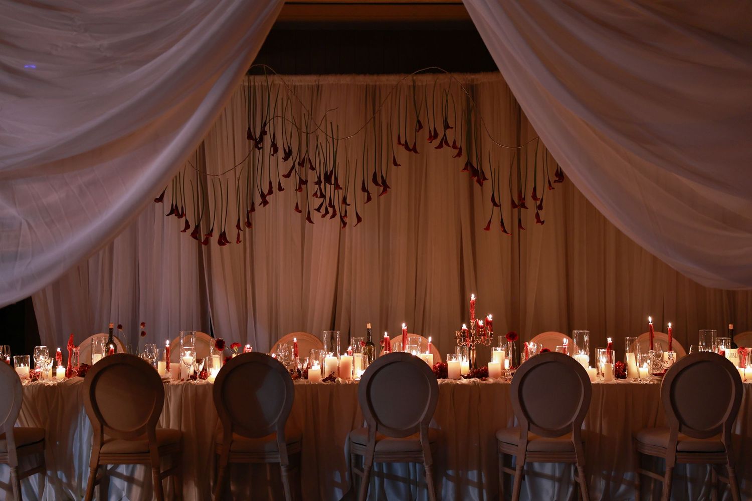 red winter wedding at deer meadows ranch in utah by molly vincent photography salt lake city editorial luxury tablescape