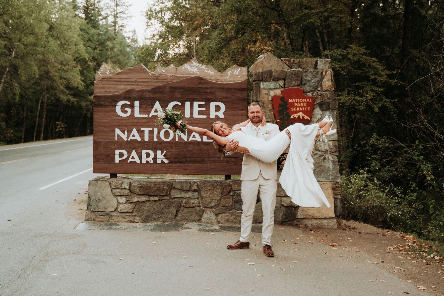glacier national park elopement