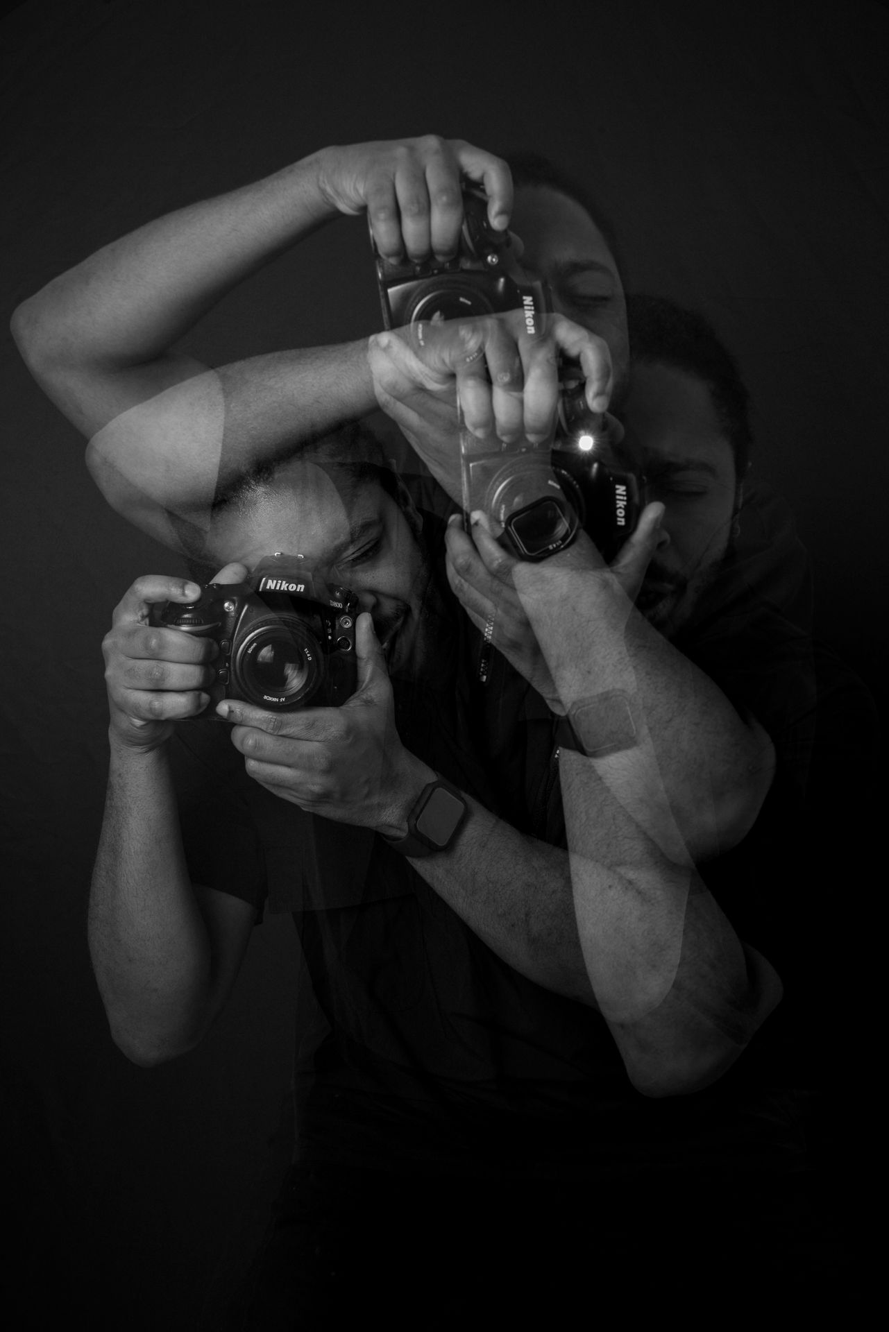 Creative headshot of an entrepreneur in Miami.