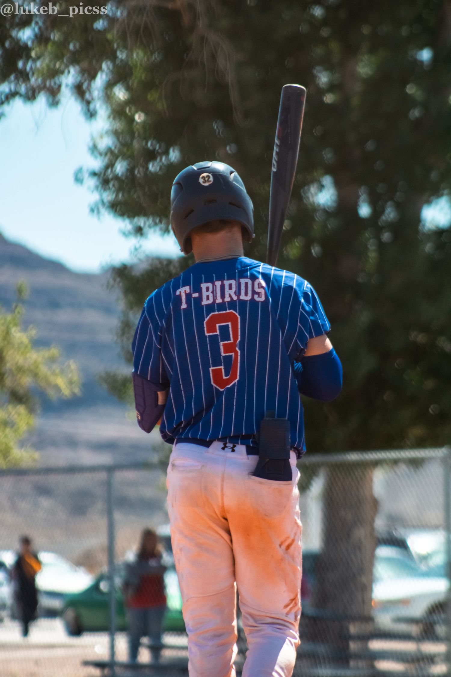 At bat