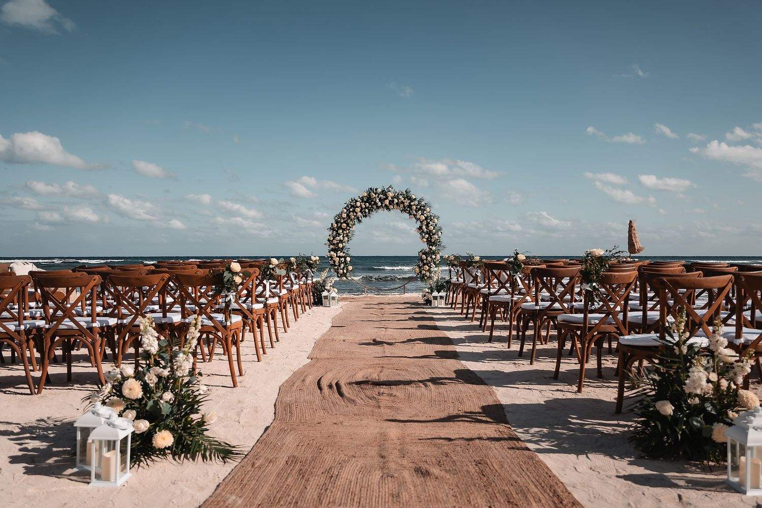 Blue Venado Seaside wedding videography in Tulum Riviera Maya