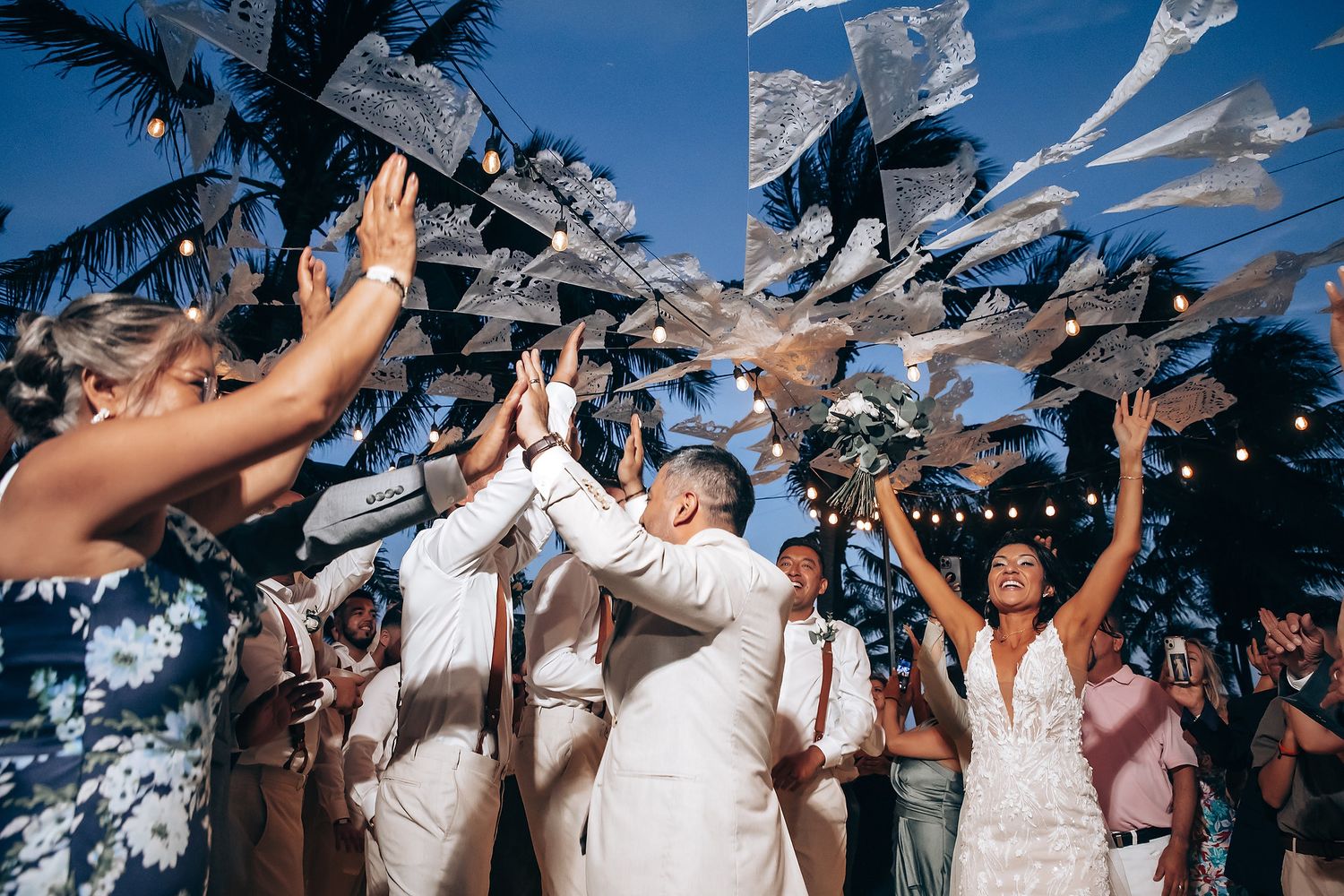 Barcelo Riviera Maya destination wedding ceremony Mexico