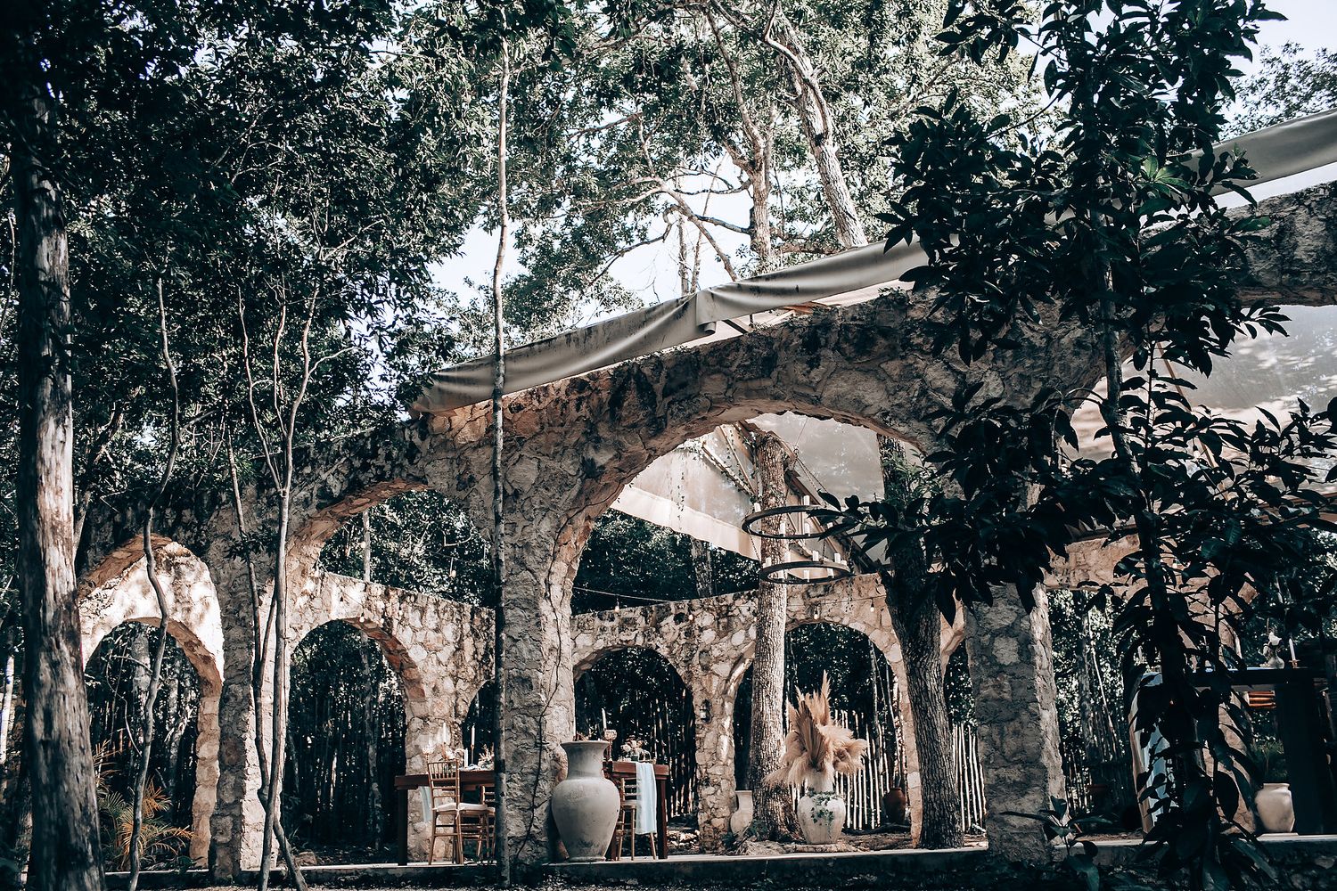 Romantic Riviera Maya wedding photography at Arcadia Tulum