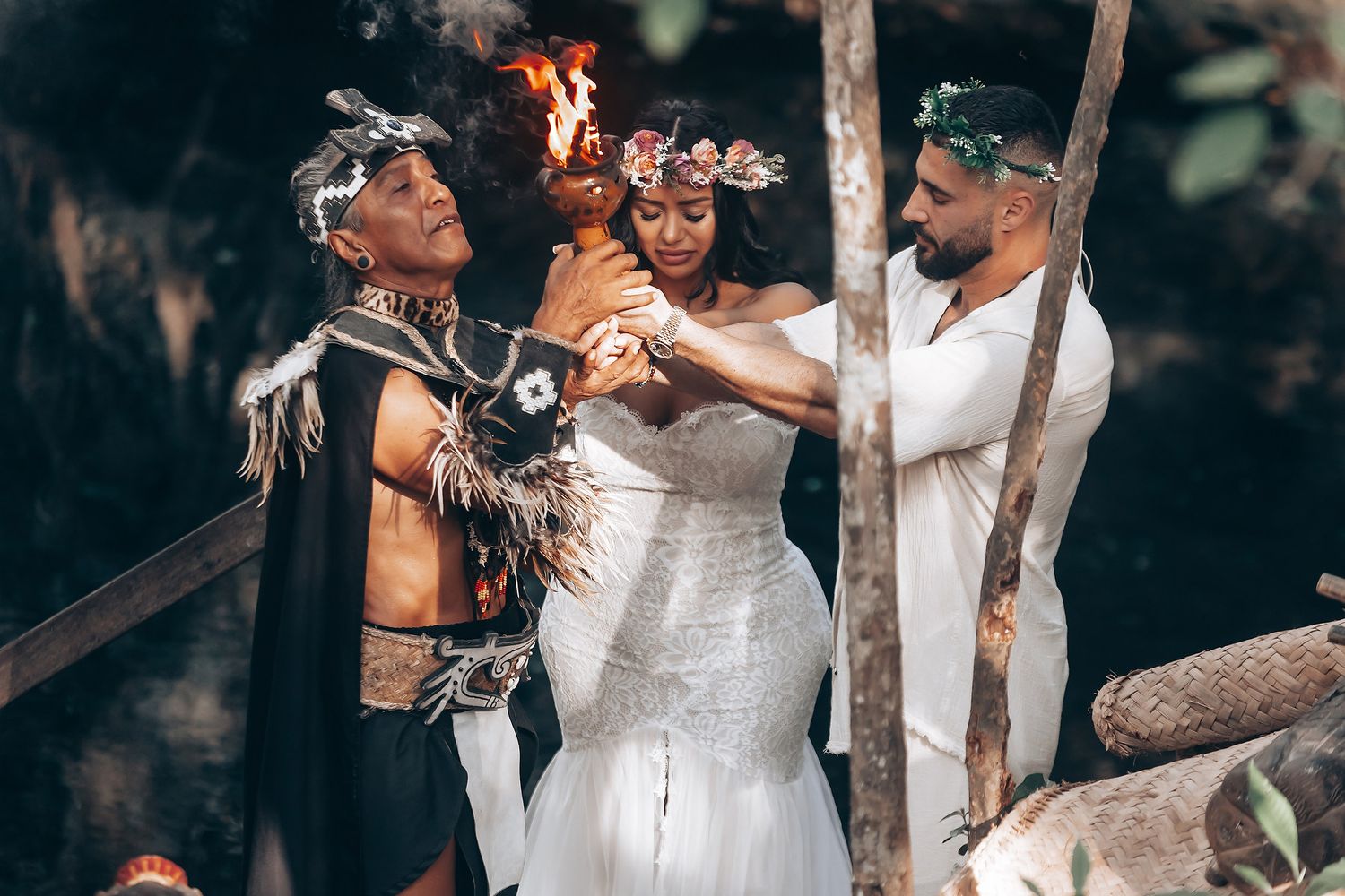 Tulum Sacred Cenote Elopement Love Story