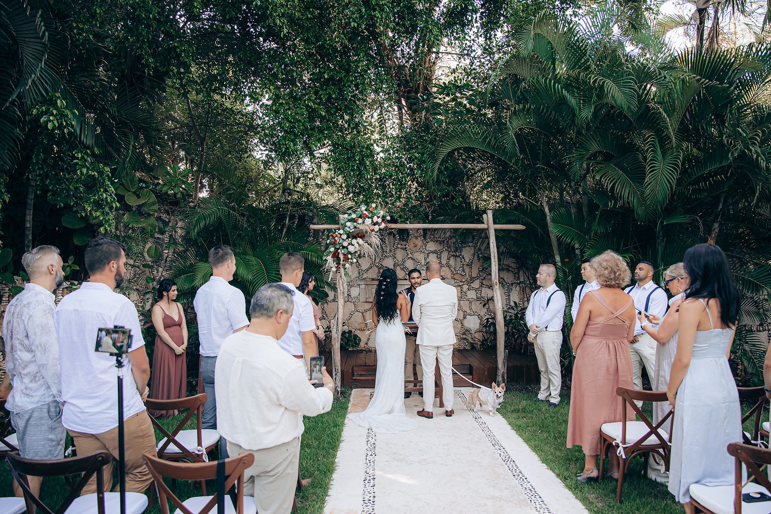 Mahekal Beach garden wedding photographer Playa del Carmen Riviera Maya