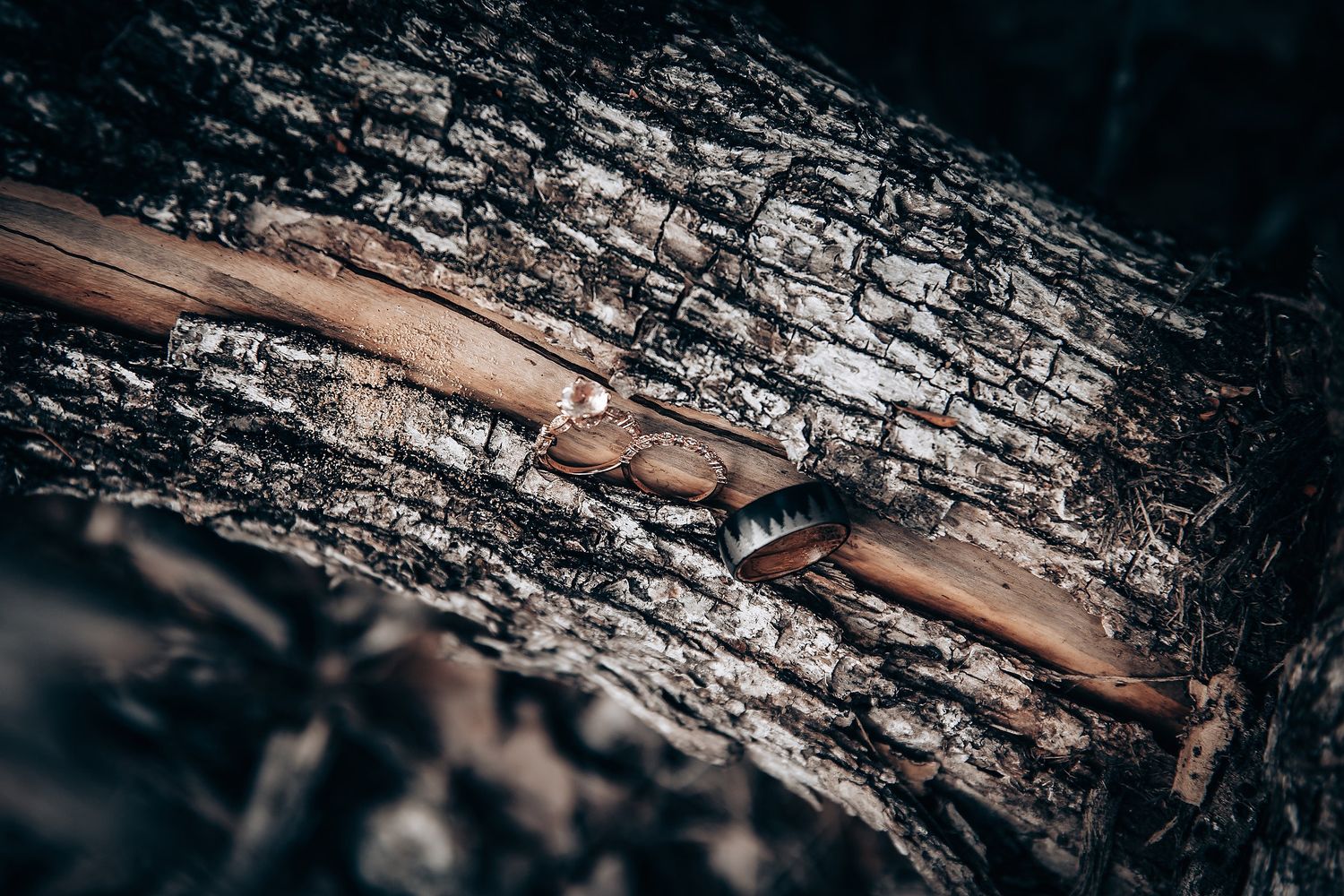 Close-up detail of vintage rifles displayed on rustic wooden texture.