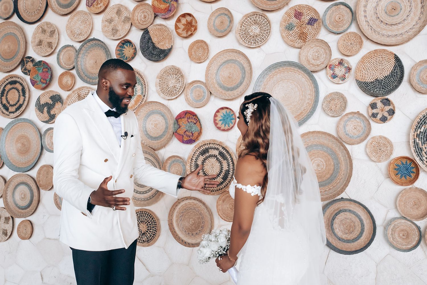 Bride portrait during a Royalton Riviera Cancun destination wedding