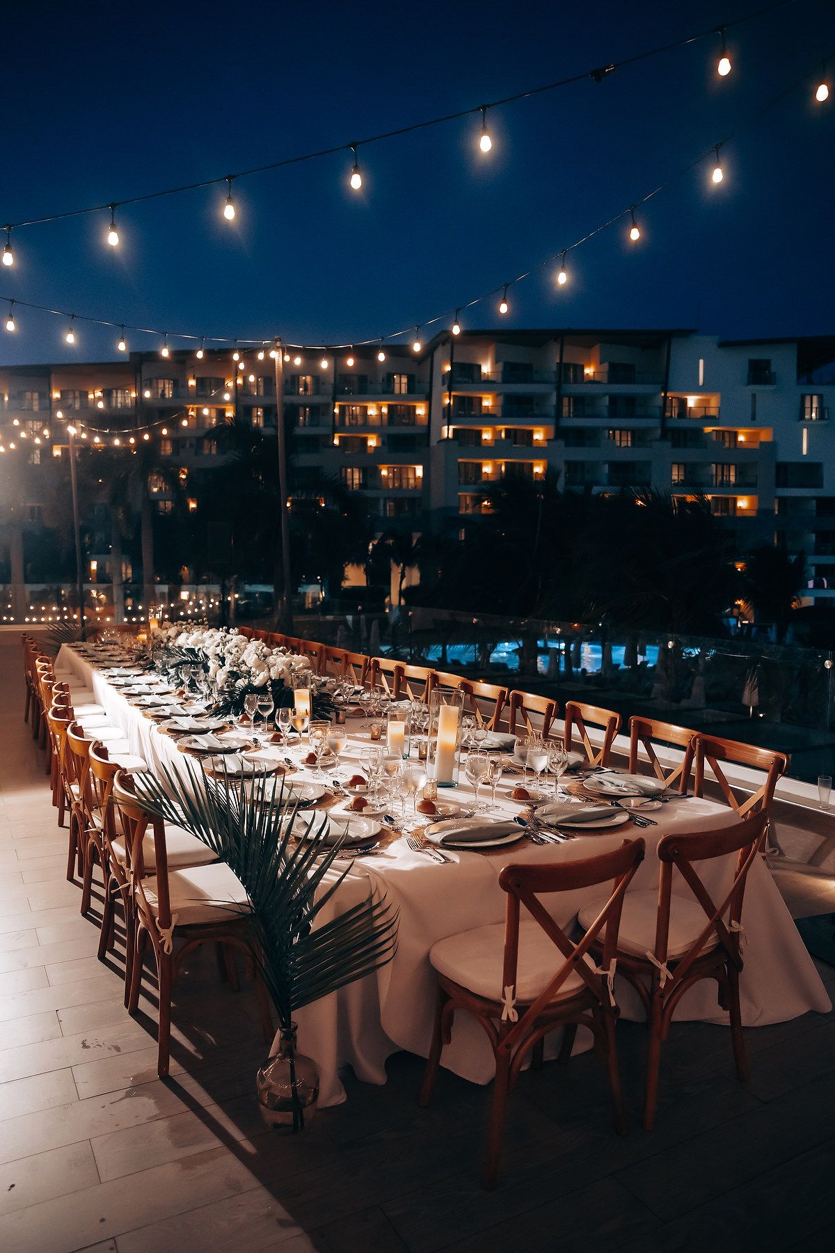 Romantic beach wedding at Dreams Natura Cancun Mexico