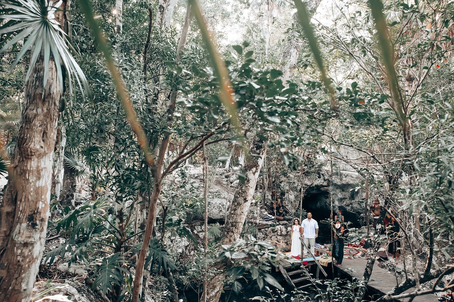 Tulum Mexico Cenote Mayan Wedding Elopement Film