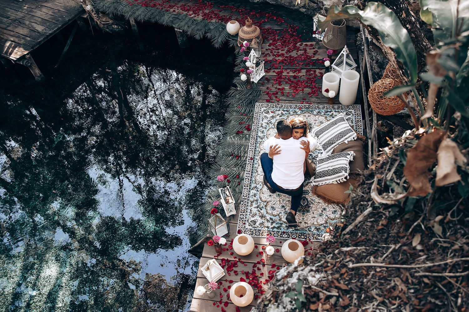 Tulum Cenote Surprise Proposal Film