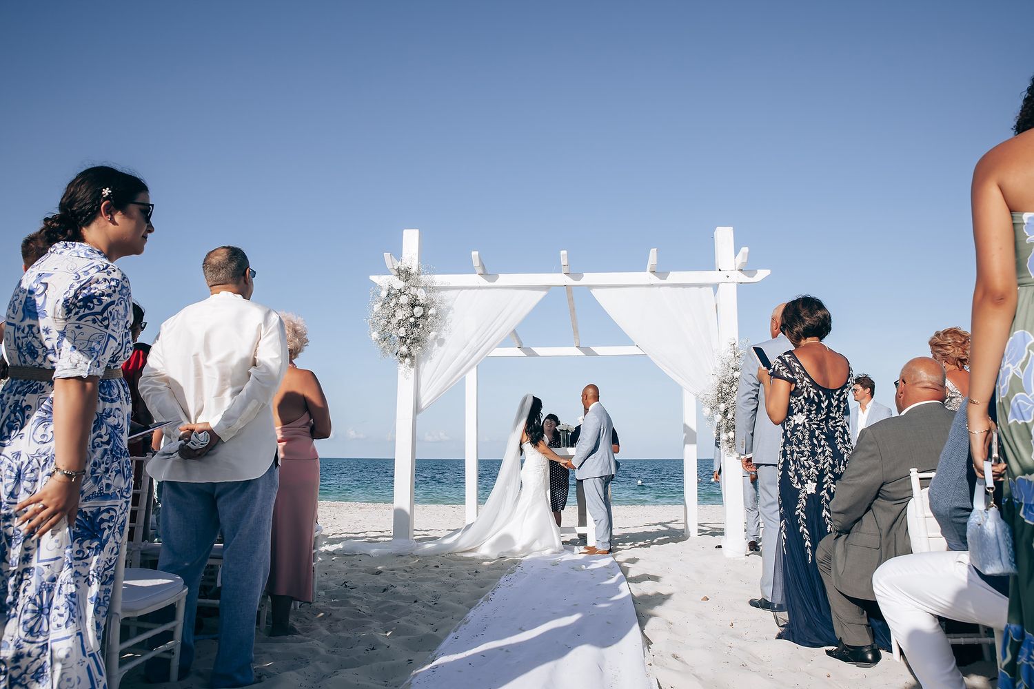 Grand Palladium Costa Mujeres destination wedding ceremony Mexico
