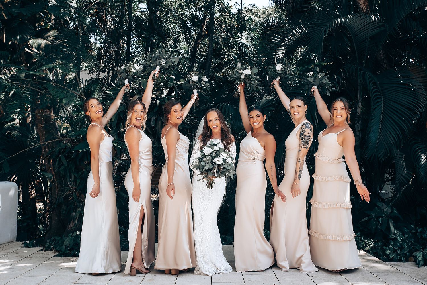 Mahekal Beach tropical garden wedding venue photography
