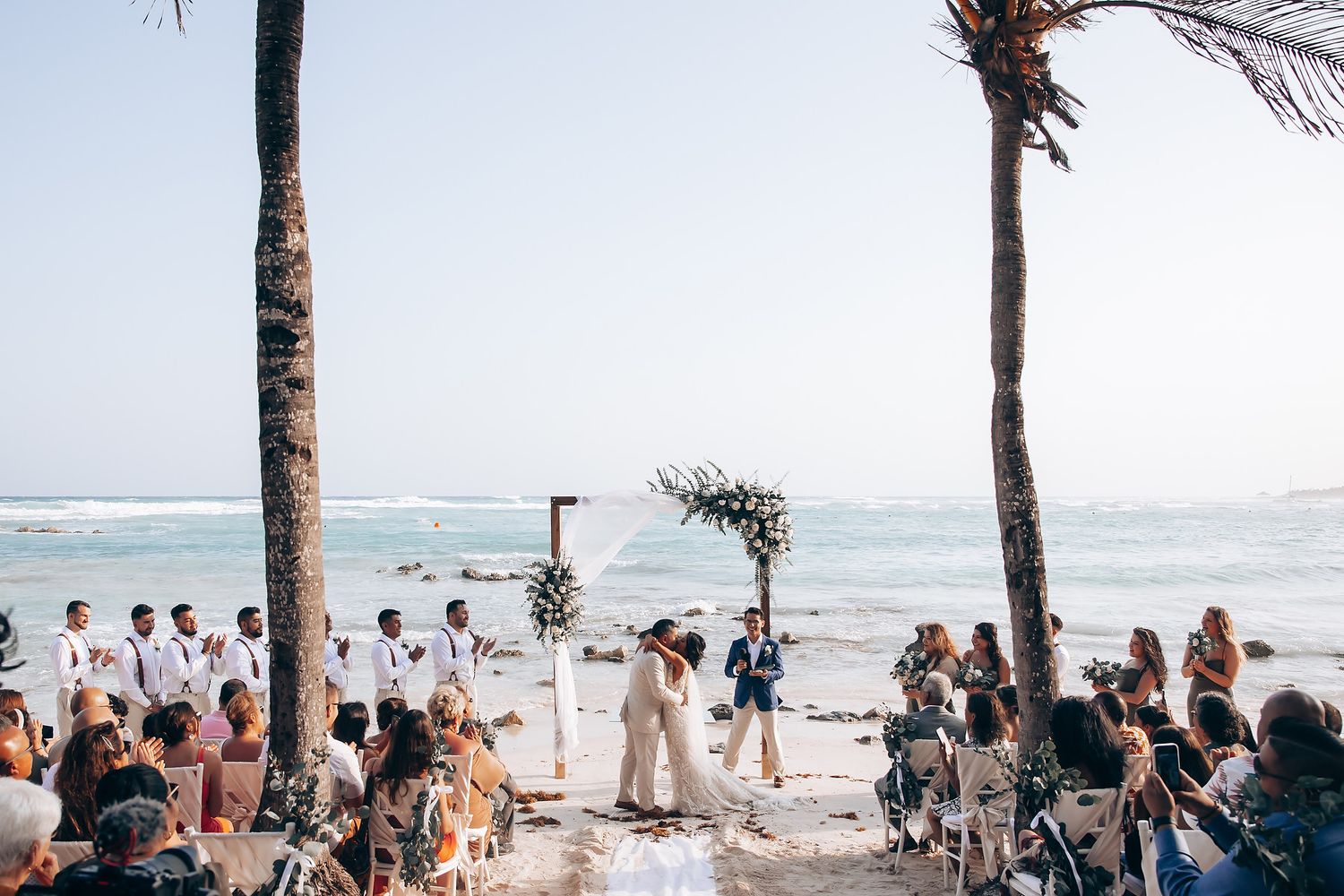 Barcelo Maya Palace luxury beachfront wedding photography