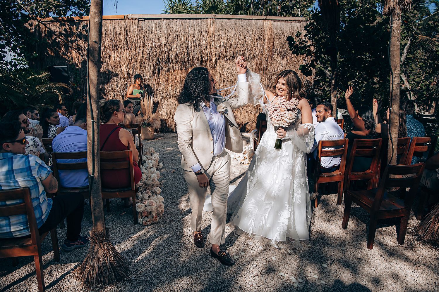 Intimate destination wedding at Nu Tulum in Riviera Maya