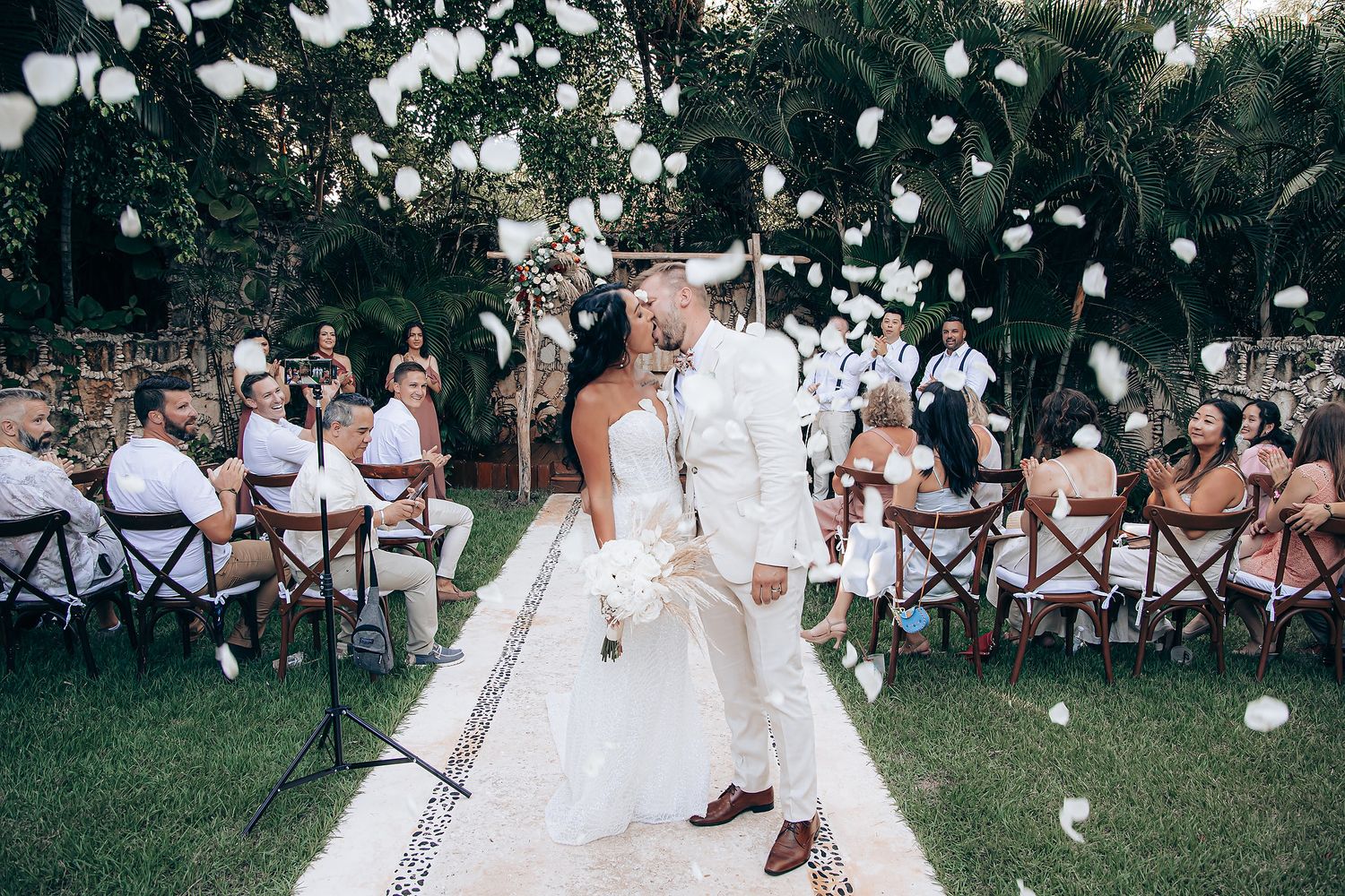 Mahekal Beach garden destination wedding photography Playa del Carmen