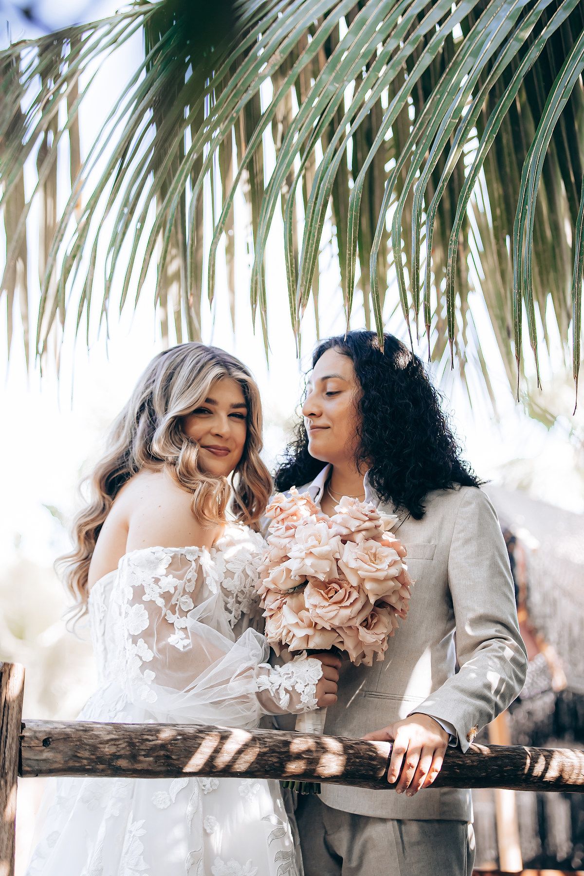 Bride portrait during a Nu Tulum destination wedding in Tulum