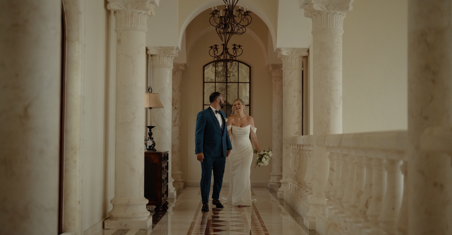 Villa La Joya wedding videography in Cancun Mexico