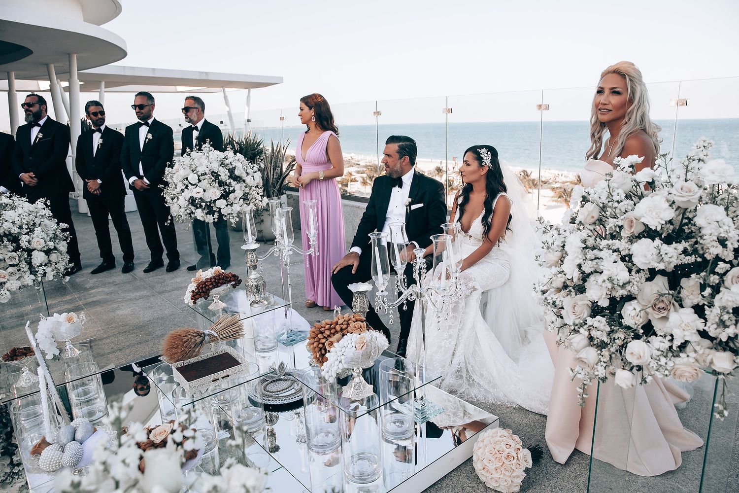 TRS Coral Costa Mujeres beachfront wedding ceremony Riviera Maya