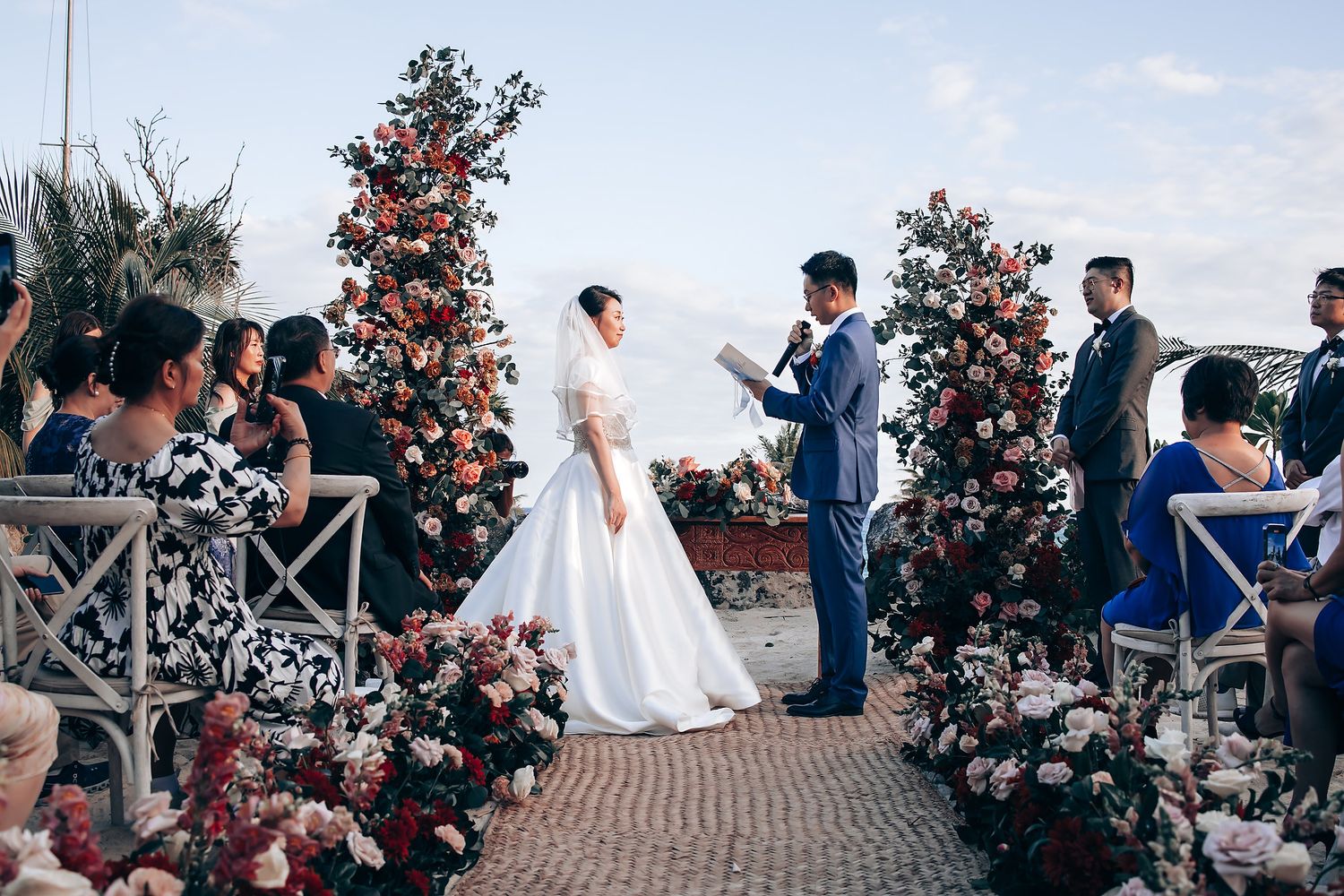 Xcaret Park wedding photographer capturing ceremony Mexico