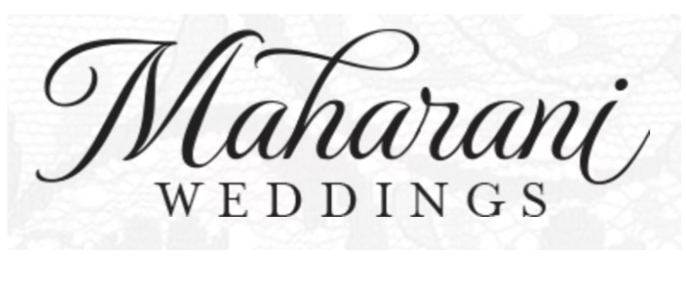 Elegant script typography displaying 'Maharani' in flowing calligraphic style.