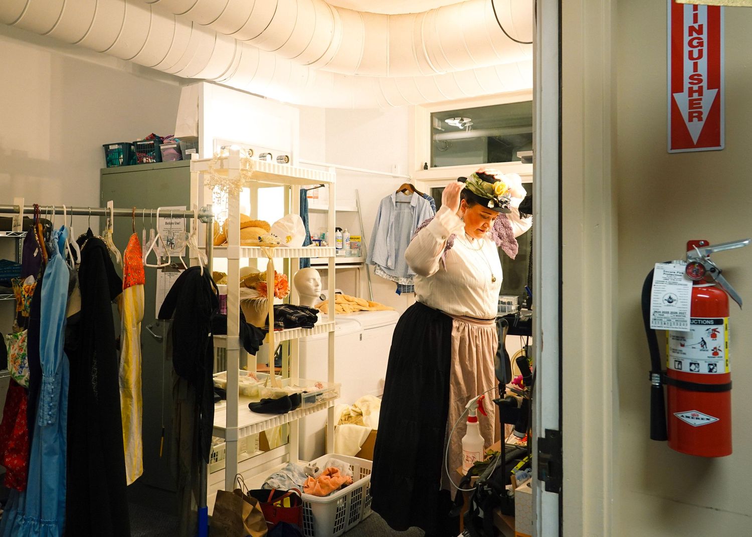 Our Town BTS at San Juan Community Theatre