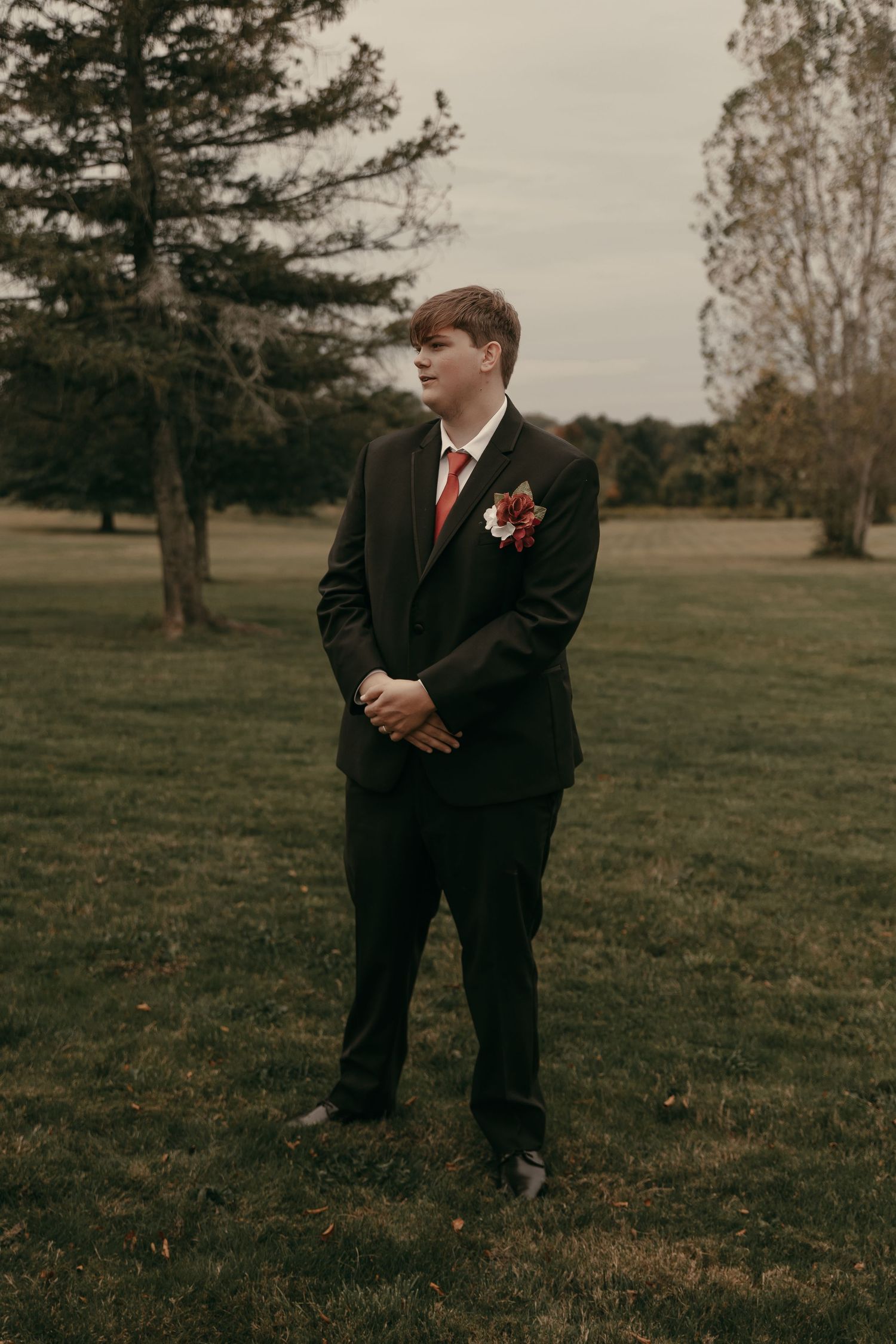 Groom portraits in Ashtabula Ohio by Gypsy Lens Photography. Moody, vintage, documentary wedding photography.