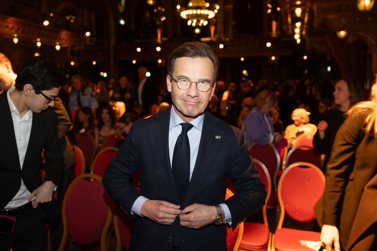 Eventfotografie von Ulf Kristersson bei der GAPF-Gala im Berns Salonger in Stockholm. Pro-bono-Arbeit.