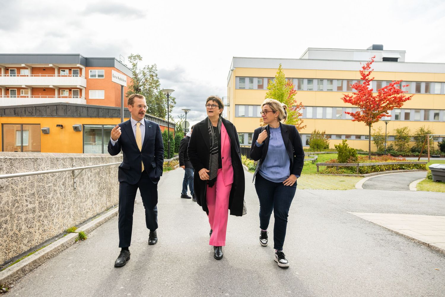 Saskia Esken in einem Stockholmer Vorort