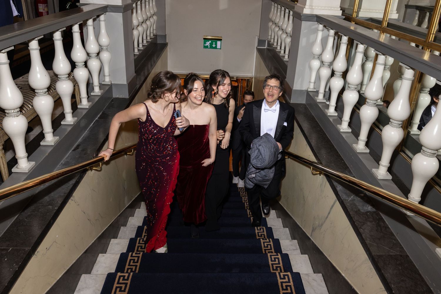 Foto des Chemie-Nobelpreisträgers David Baker bei seiner Ankunft im Grand Hôtel in Stockholm.