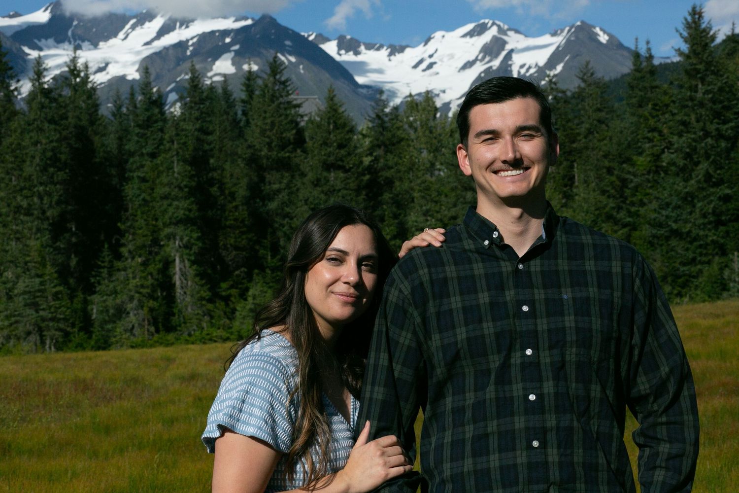 B & A couple photo