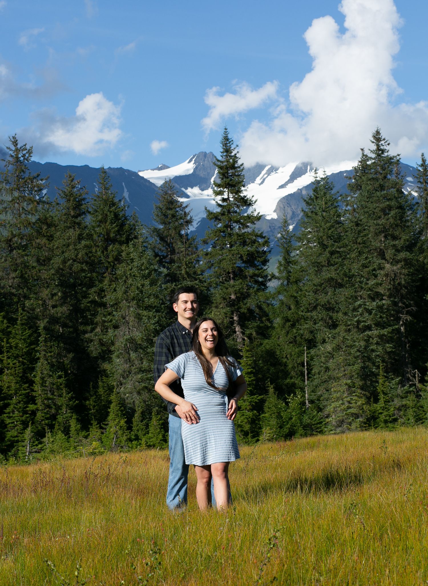 B & A couple photo