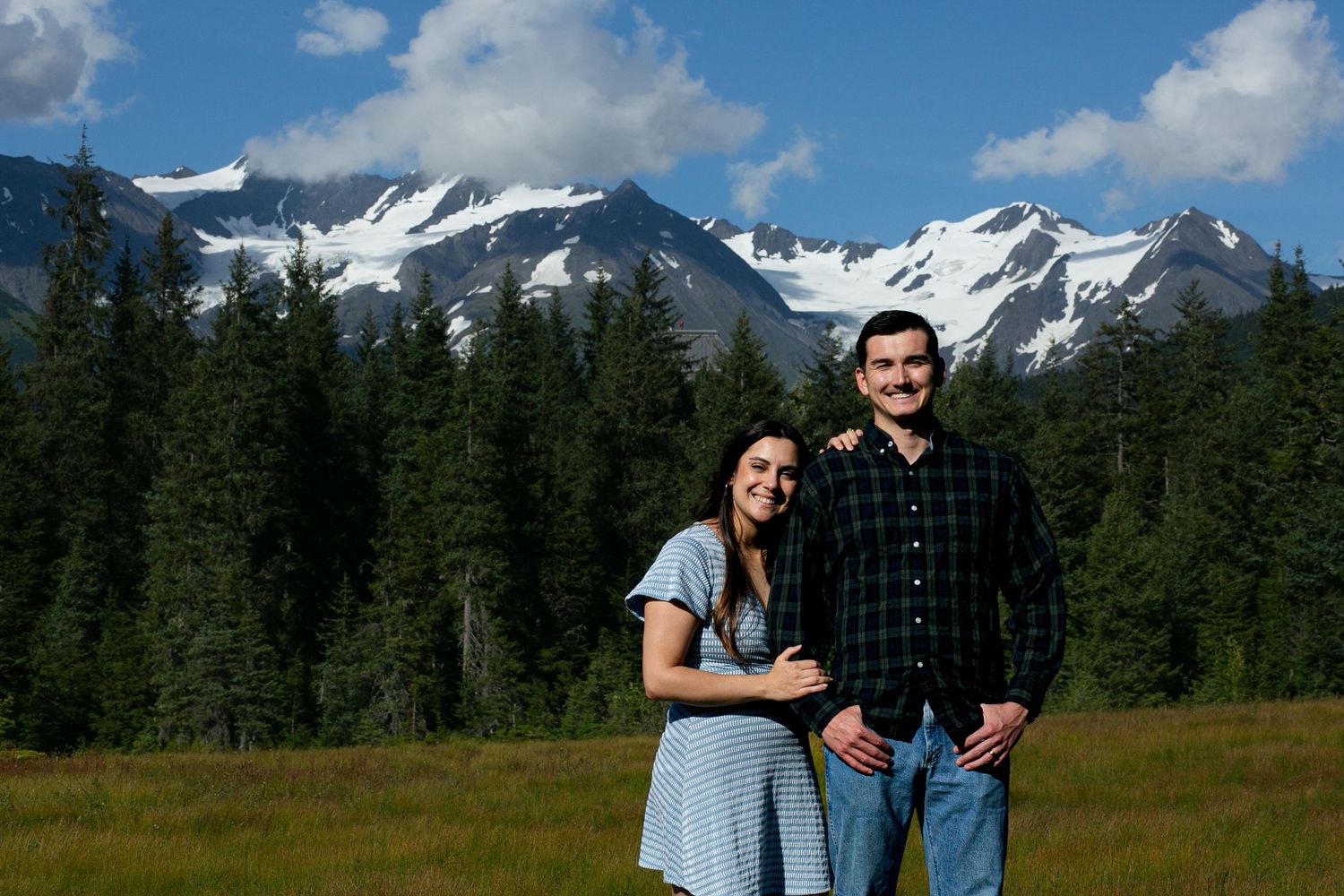 B & A couple photo