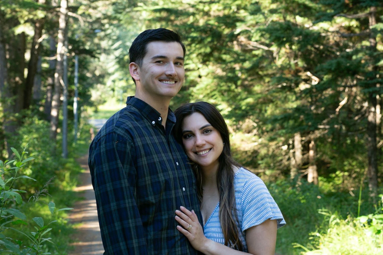 B & A couple photo